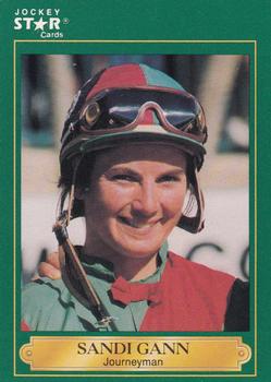 1991 Jockey Star Jockeys #93 Sandi Gann Front